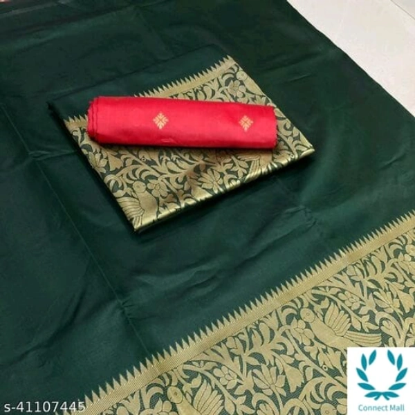 Myra Attractive Sarees - Saree Length-5.5m Blouse Length 0.8m, Saree And Blouse Fabric : Jacquard, pack of :1